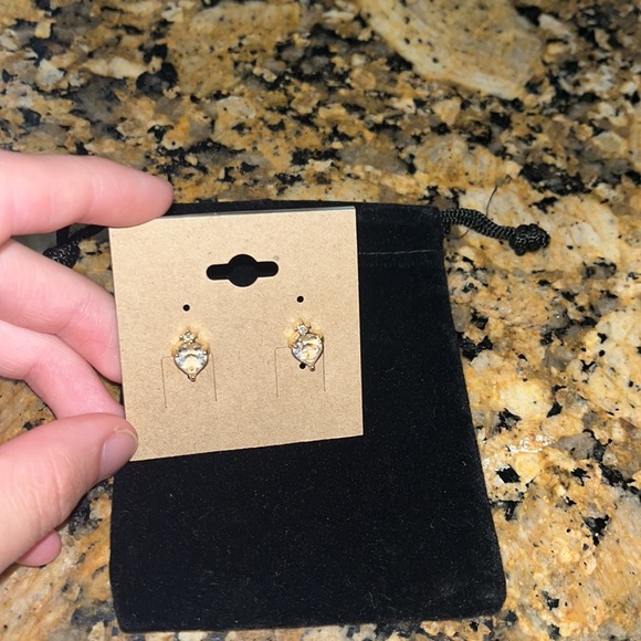 Swarovski heart earrings - Picture 2 of 4